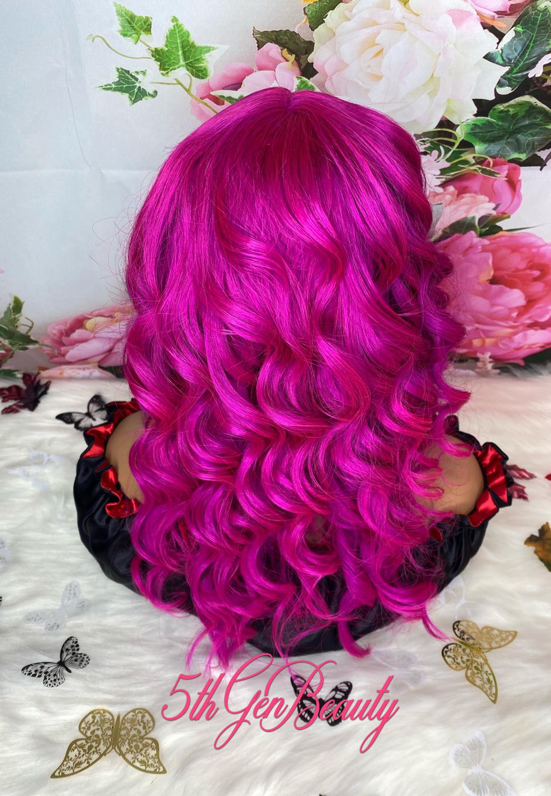 Hot Pink 13x6 Lace Wig