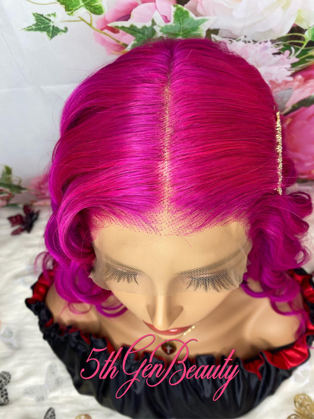 Hot Pink 13x6 Lace Wig