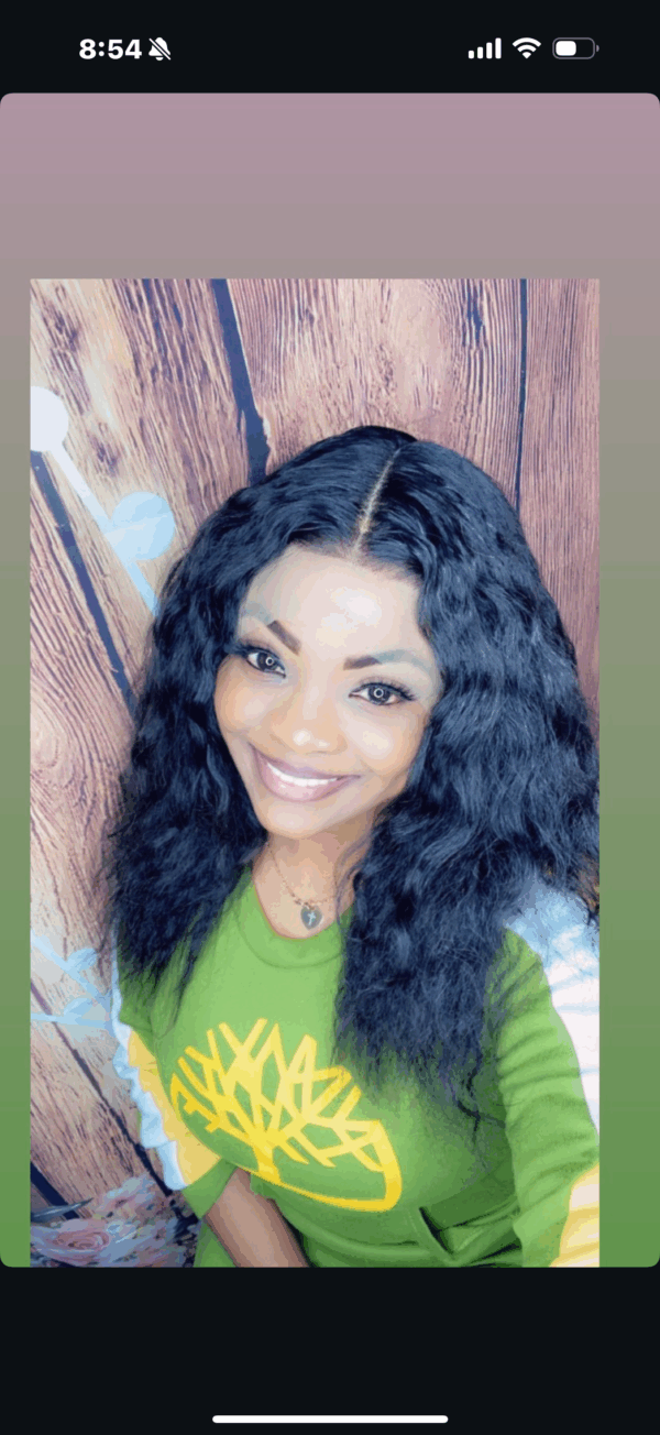 14” Kinky Straight Full Lace Wig - Image 2