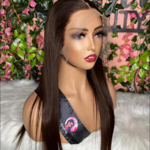 20” Straight Mocha Wig