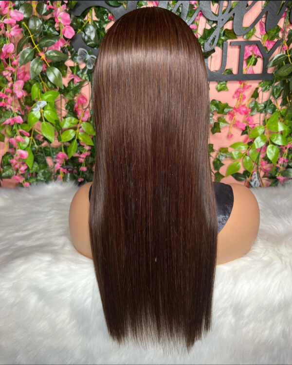 20” Straight Mocha Wig - Image 2