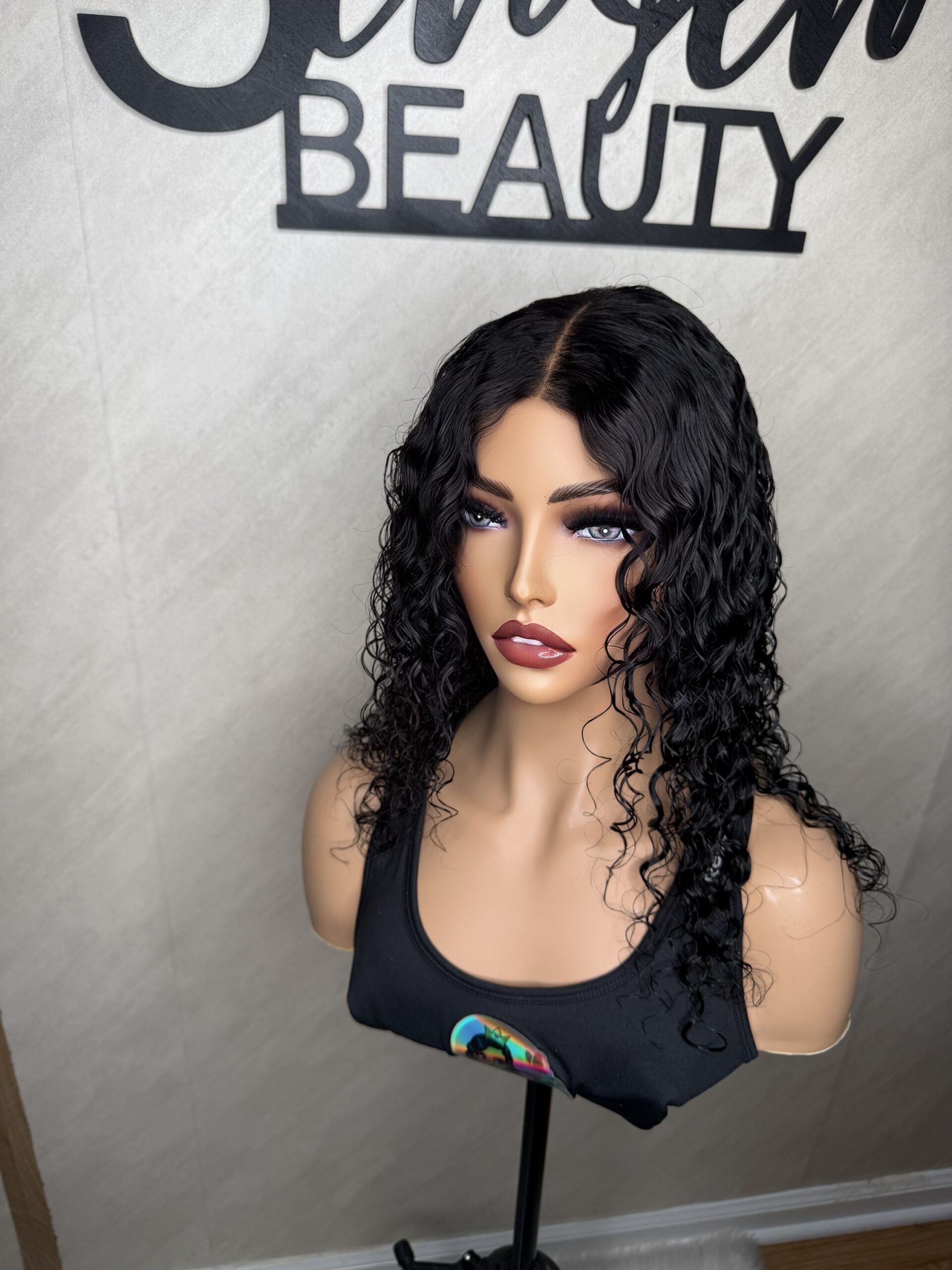 The Work Wig – Curly | 16” Glueless Ready-to-Wear Human Hair Wig
